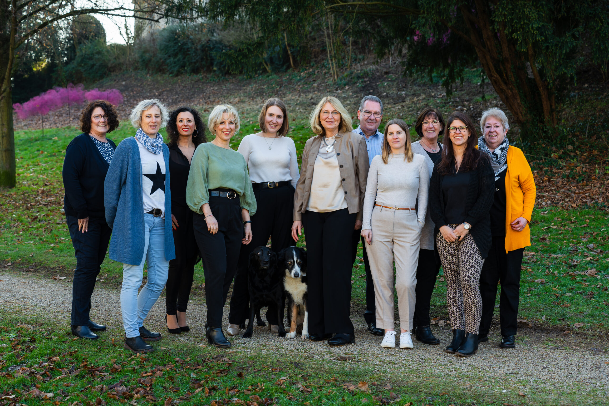 Gruppe des Teams von Steuerberatungsgesellschaft Niepel & Kollegen in Sinzig draussen